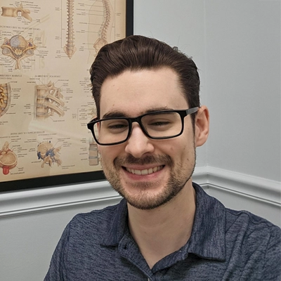 A headshot of Dr. Brice Jordan, a chiropractor at Jordan Chiropractic.